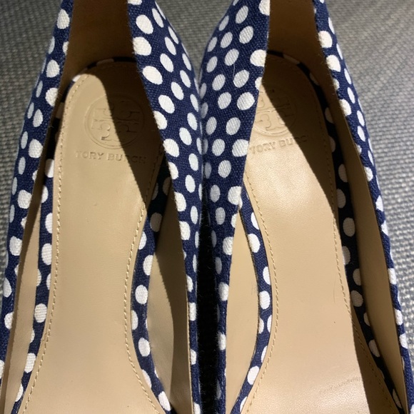 Tory Burch Polka Dot Wedges - Picture 2 of 5